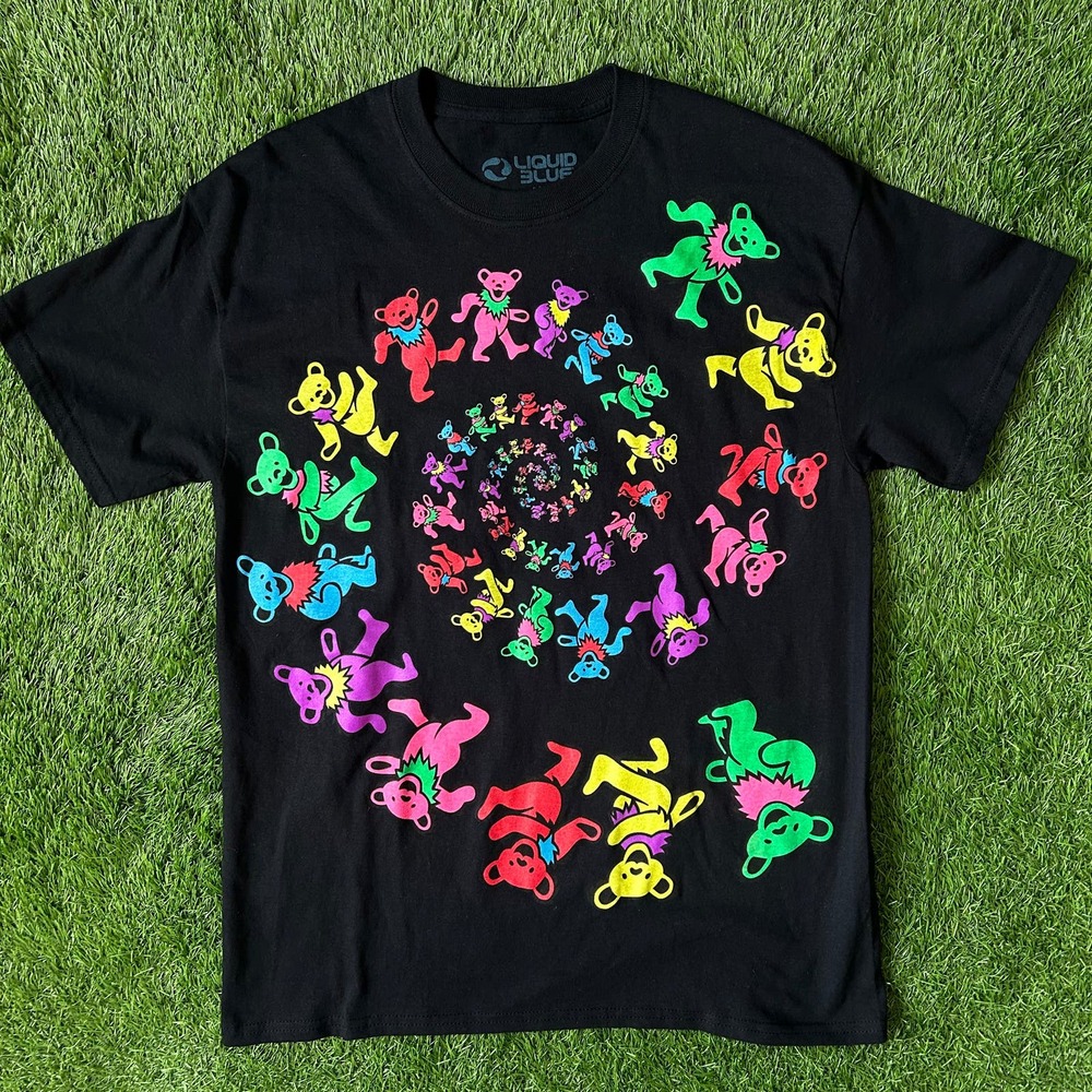 Grateful Dead Spiral Black Tee